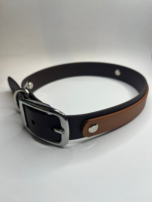 Brown & Tan Collar (XL 48-56cm)