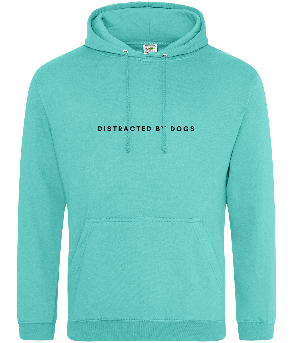 Distracted by dogs hoodie
