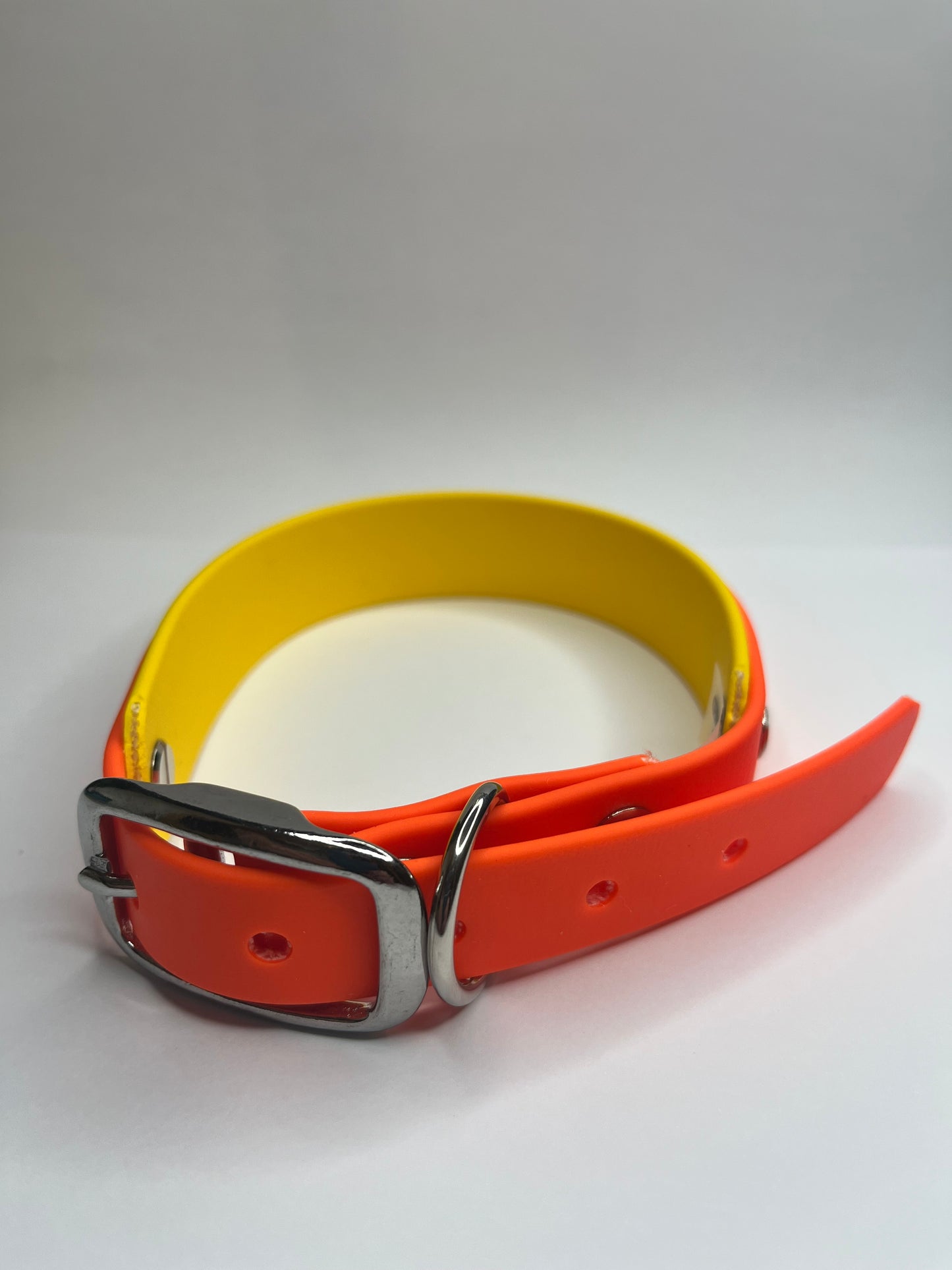 Orange & Sunny Yellow Collar (M 34-42cm)