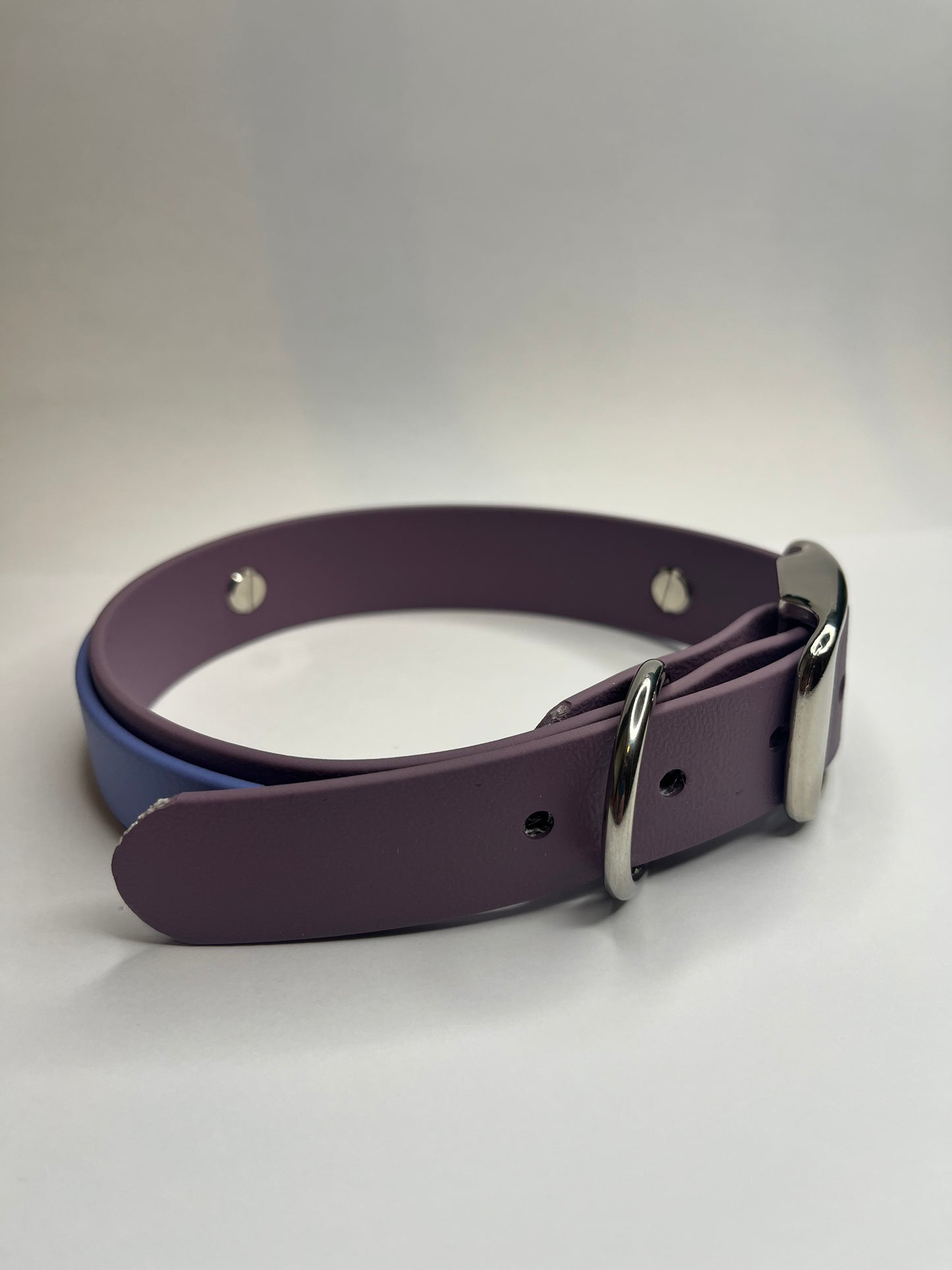 Mauve & Periwinkle Collar (M 34-42cm)