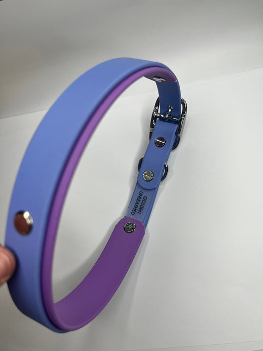 Periwinkle & Amethyst Collar (XL 48-56cm)