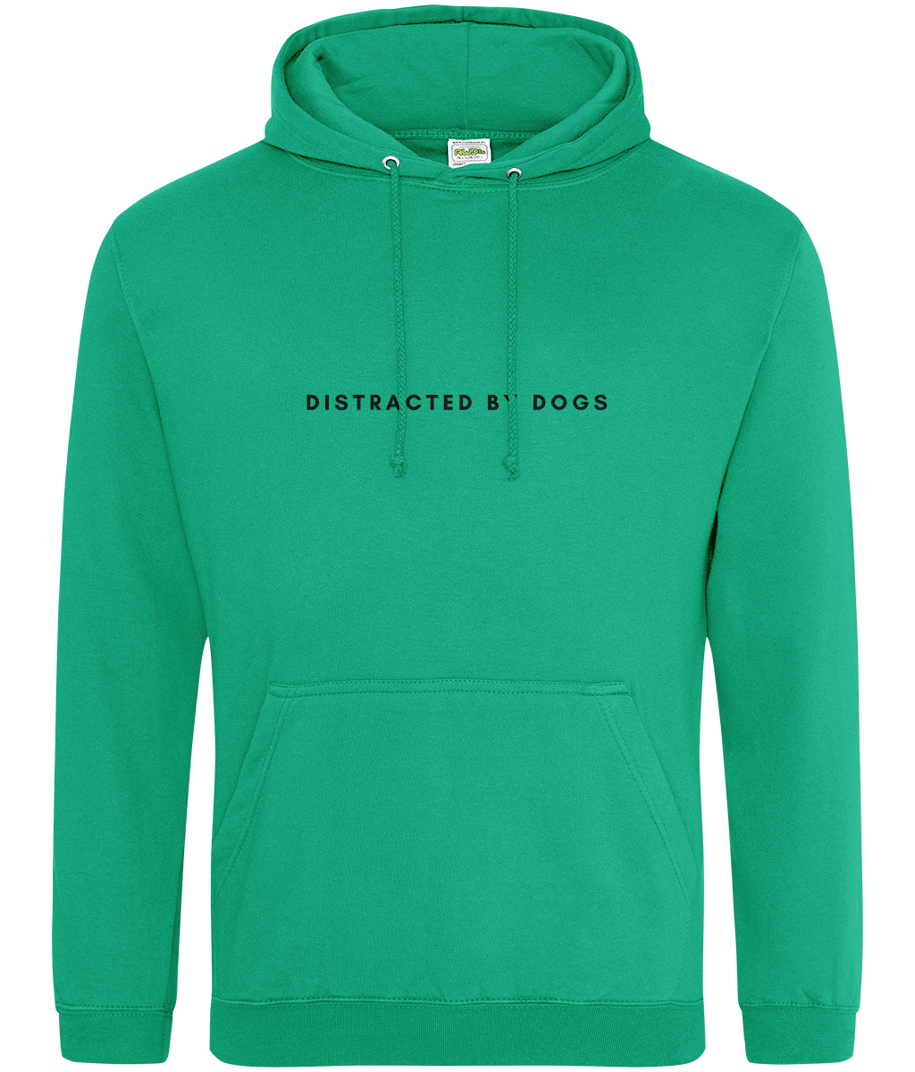 Distracted by dogs hoodie