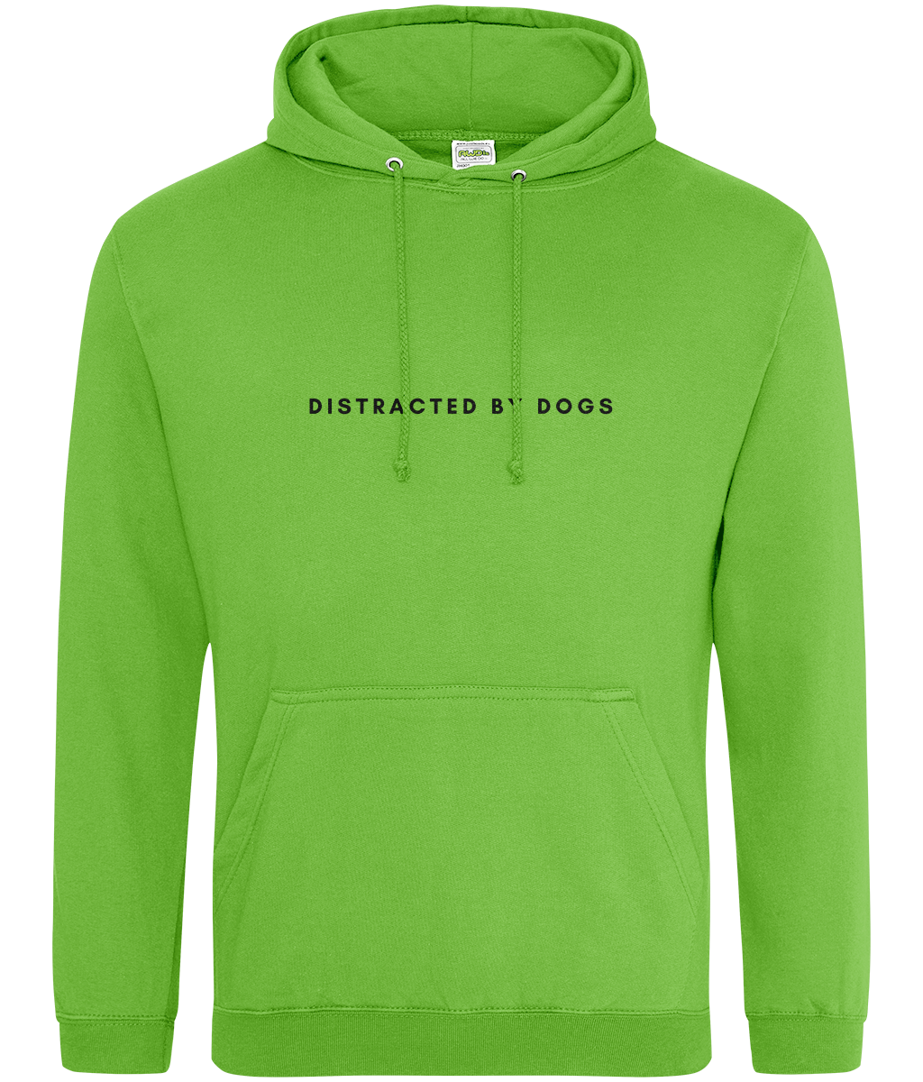 Distracted by dogs hoodie